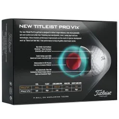Titleist Pro V1x Golf Balls -All Wedges Shop titleist proV1x white 9