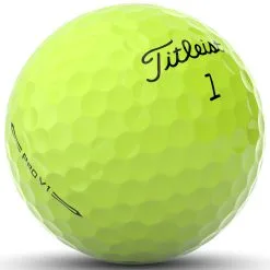 Titleist 2023 Pro V1 Golf Balls - Yellow / Dozen 11 Titleist 2023 Pro V1 Golf Balls - Yellow / Dozen -All Wedges Shop titleist prov1 yellow 5