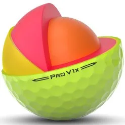 Titleist 2023 Pro V1x Golf Balls - Yellow / Dozen -All Wedges Shop titleist prov1x yellow 4