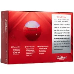 Titleist TruFeel Golf Balls - Red / Dozen -All Wedges Shop titleist trufeel red 22028129