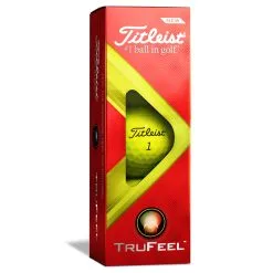 Titleist TruFeel Golf Balls - Yellow / Dozen -All Wedges Shop titleist trufeel yellow 2022 3