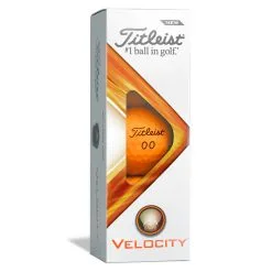 Titleist Velocity Golf Balls - Matte Orange / Dozen 12 Titleist Velocity Golf Balls - Matte Orange / Dozen -All Wedges Shop titleist velocity orange 22028229