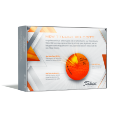 Titleist Velocity Golf Balls - Matte Orange / Dozen 13 Titleist Velocity Golf Balls - Matte Orange / Dozen -All Wedges Shop titleist velocity orange 3