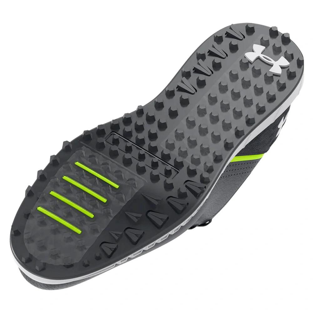 Under Armour HOVR Drive SL 2 Wide Golf Shoes - Black/Black/Halo Grey 7 Under Armour HOVR Drive SL 2 Wide Golf Shoes - Black/Black/Halo Grey - Image 5